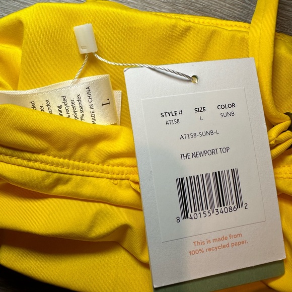 NWT:‎  Andie The Newport Top in Sunbeam - Size Large - Picture 4 of 6